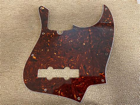 Genuine Fender Jazz Bass Tortoise Shell Pickguard Reverb