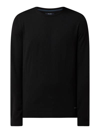 Pierre Cardin Pullover Aus Schurwollmischung Black Online Kaufen