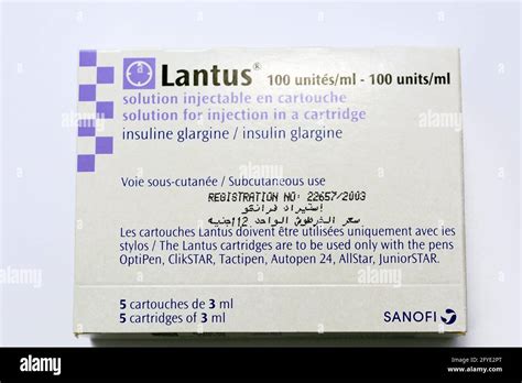 Lantus Insulin Glargin Injektion Bei Der Behandlung Von Beiden Wird