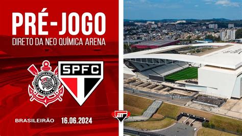 Pré jogo Corinthians x São Paulo acompanhe conosco