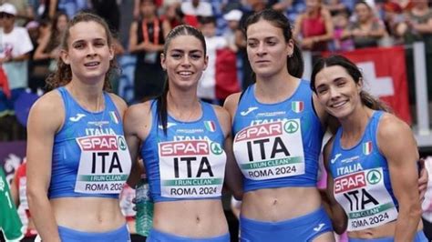 Staffetta Femminile Gi Dal Podio Ma Record Italiano Per Ilaria