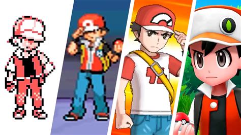 Evolution Of Trainer Red Battles In Pokémon Games 1999 2018 Youtube