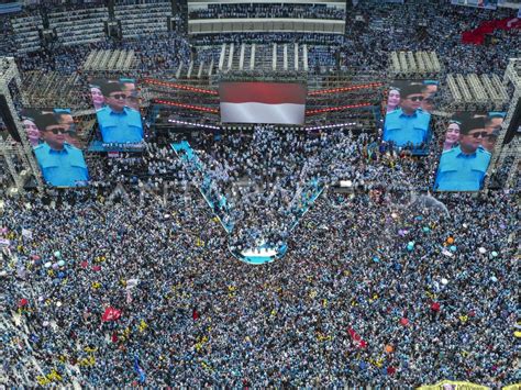 Suasana Kampanye Akbar Terakhir Prabowo Gibran Di Gbk Foto Tempo Co