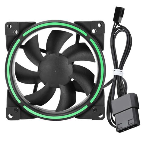 Ventilador de refrigeração LED 12V 24CFM 1500RPM silencioso cpu Cooler