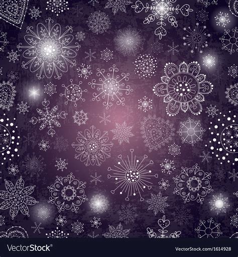 Abstract background with snowflake Royalty Free Vector Image