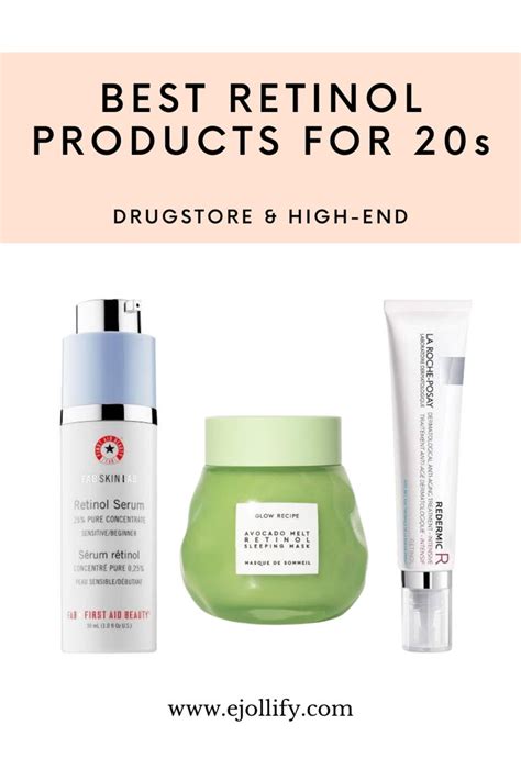 Best Retinol Products For 20s And Beginners Retinol Retinol Cream Aging Treatment