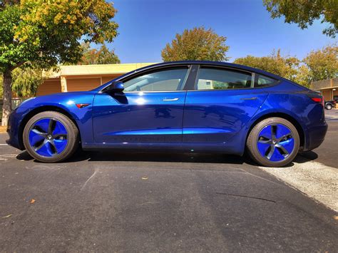 Tesla Model 3 Aero Wheel Overlays — Vinyl Styles