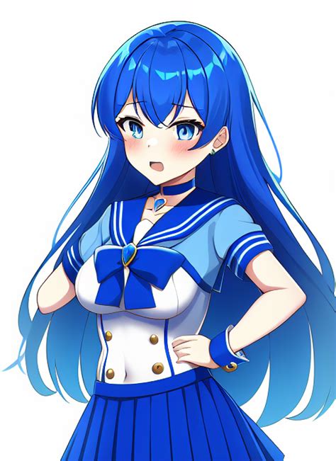 Magical Girl Blue By Witchytransience On Deviantart