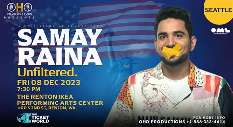 Seattle : Samay Raina Stand-Up Comedy Live 2023, The Renton IKEA ...