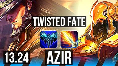 Twisted Fate Vs Azir Mid 404 69 Winrate Kr Master 1324