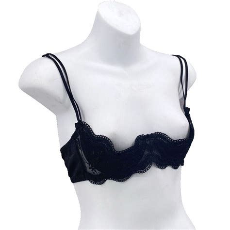 Shirley Of Hollywood Shelf Bra 34 Chopper Lace Shelf Gem