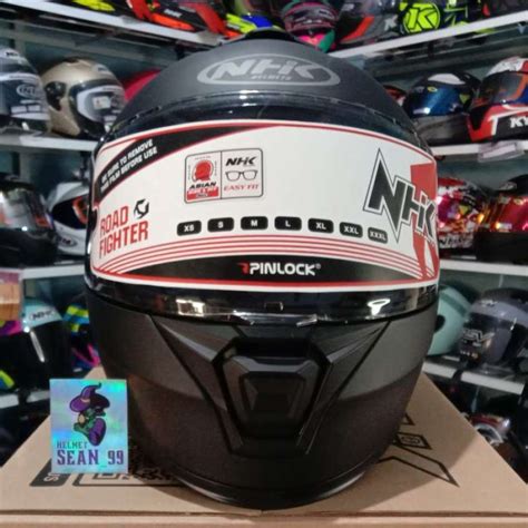 Jual Helm Nhk Mark Single Visor Solid All Warna Full Face Original