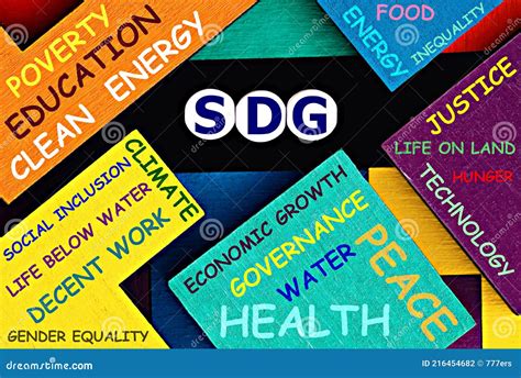 Photo On SDG Sustainable Development Goals Theme. The Acronym `SDG` On ...