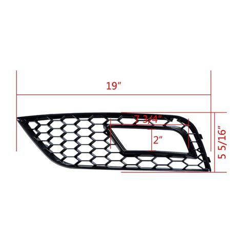 X Rs Style Front Bumper Lower Grille Fog Light G Grandado