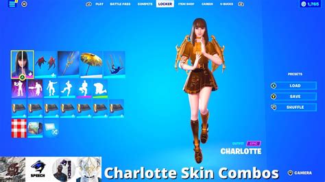 Charlotte Skin Combos Fortnite Battle Royale Youtube