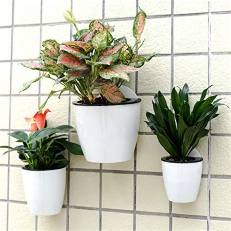 Pack Self Watering Wall Hanging Planter Pots Vertical Garden Window