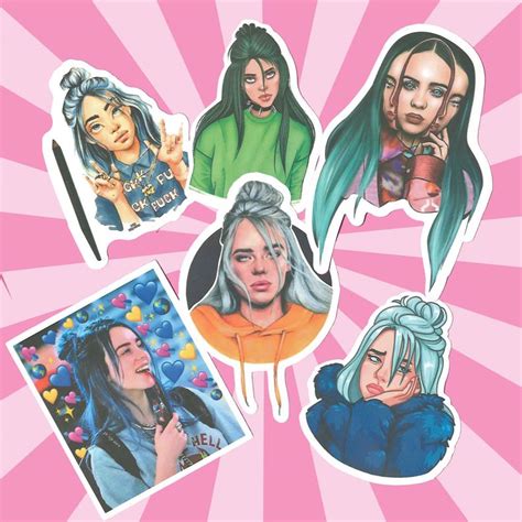 Billie Eilish Sticker Pack