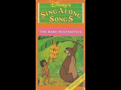 Opening And Closing To Disney Sing Along Songs The Bare Necessities