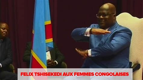 DIRECT FELIX TSHISEKEDI EN TETE A TETE AVEC LES FEMMES CONGOLAISES