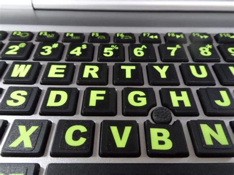 Amazon.com: Keyboard Stickers Big Bright Luminescent Symbols. Will Not ...