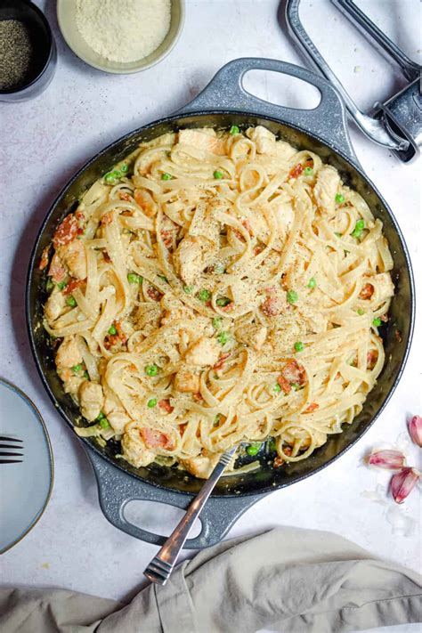 Chicken And Bacon Carbonara Lynns Way Of Life