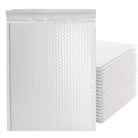 Buy Pack X Inch Padded Mailers White Poly Bubble Mailers Self