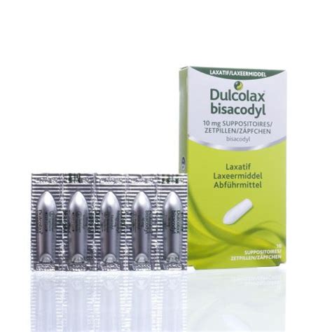 Dulcolax Bisacodyl 10 Mg 10 Suppositoires Pharmamarket