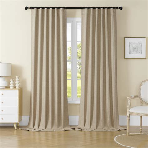 Amazon DUALIFE Extra Long Curtains 108 Inch For Bedroom 2 Panels