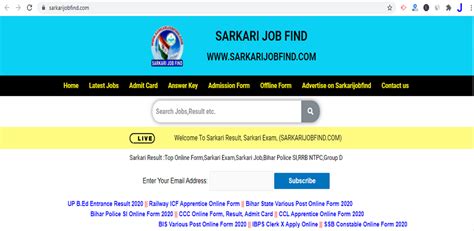 Sarkarijobfind Sarkari Result App Sarkari Exam Apk For Android Download