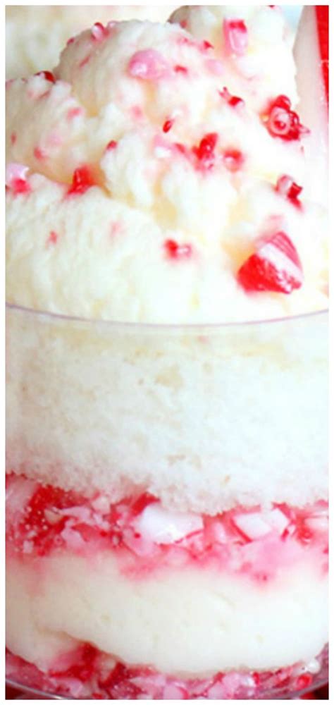 Mini Peppermint Trifle Recipe Recipe Recipes Trifle Recipe Coconut Recipes