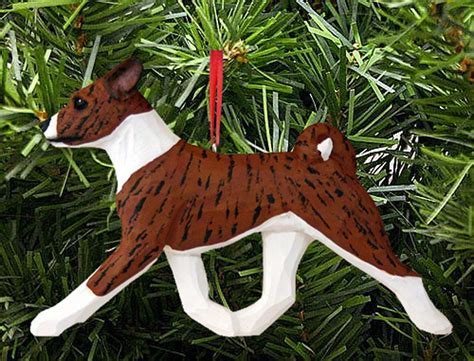 Basenji Ornament Brindle