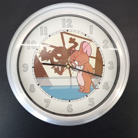 Vintage Tom And Jerrry Wall Clock By Demons And Merveilles