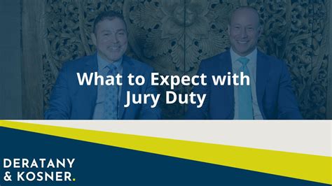 What to Expect with Jury Duty