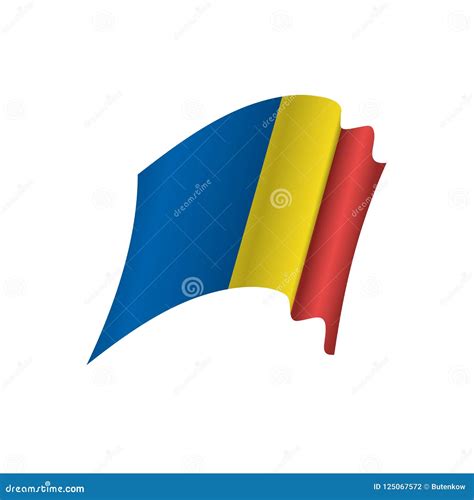 Romania Flag Vector Illustration Stock Illustration Illustration Of