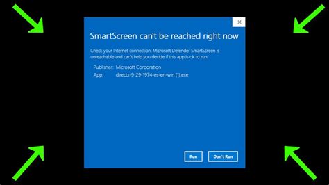 Smartscreen Can T Be Reached Right Now Windows Fix