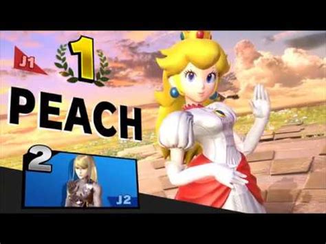 Peach Vs Samus Sans Armure Super Smash Bros Ultimate Elite Vip Youtube