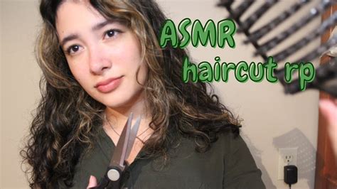 Asmr ️ Haircut Roleplay Hair Brushing Hair Cutting Scissors Spray Etc Youtube