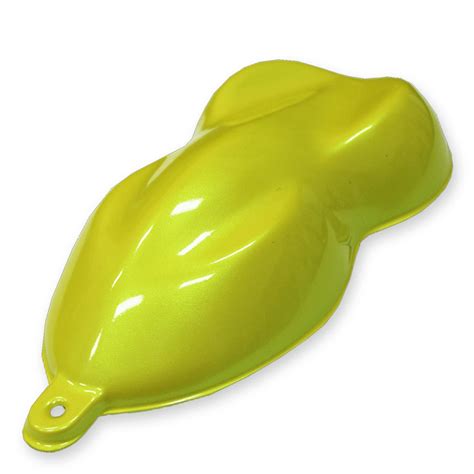 giallo midas yellow green pearl  stage auto paint kit options