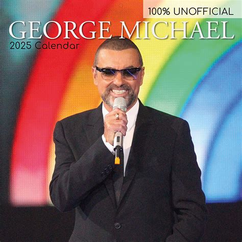 2025 Square Wall Calendar George Michael Wholesale Stationery