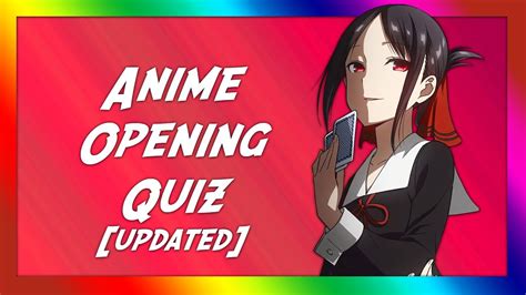 ANIME OPENING QUIZ 50 OPENINGS ARE YOU A OTAKU SO THAT S EASY FOR