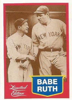 Cmc Babe Ruth Limited Edition Baseball Trading Card Database