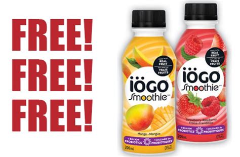 FREE IÖGO Smoothies — Deals from SaveaLoonie!