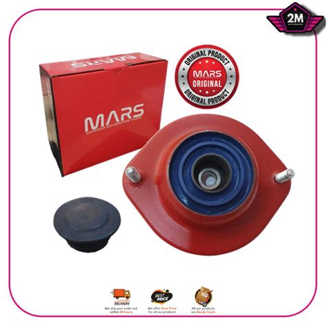 ORIGINAL MARS RED BLUE SILICONE ABSORBER MOUNTING FRONT FOR PROTON