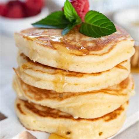 Fluffy Pancakes With Pancake Mix - Foods Guy