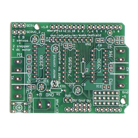 Motor / Stepper / Servo Shield for Arduino kit - v1.0 - Singapore - 3E Gadgets Pte Ltd