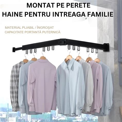 Сушилник Helper 84см, прибиращ се с кукички, лесен за монтаж, голяма ...