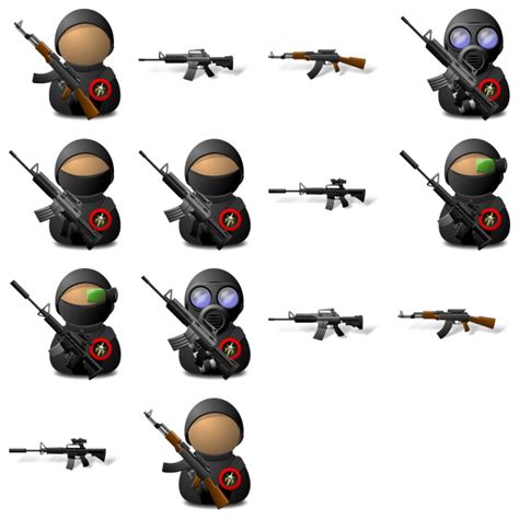 Elite Soldiers Weapons - 35 Free Icons, Icon Search Engine