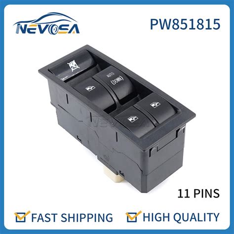 Novosa Interruptor De Elevalunas PW851815 Para Coche Elevador De