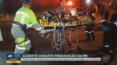 Bom Dia Cidade Campinas Piracicaba Motociclista é atingido pela PM