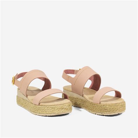 Ripley SANDALIAS MUJER MARIBU CUERO NUDE